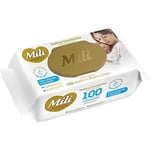 Toalhinha Umedecida Mili Love&Care pacote com 100 unidades