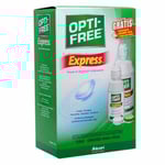 Kit Solução para Lentes Opti-Free solução com 300mL + grátis, solução com 120mL + estojo