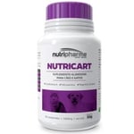Nutricart para Cães e Gatos Nutripharme frasco com 60 comprimidos
