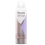 Desodorante Antitranspirante Feminino Rexona Women Clinical Extra Dry aerossol, 1 unidade com 150mL