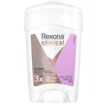 Desodorante Antitranspirante Feminino Rexona Clinical Classic cream stick, 1 unidade com 48g