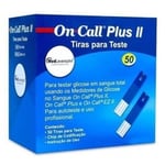 Tiras Reagentes para Teste de Glicemia On Call Plus II caixa com 50 unidades