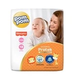 Fralda Pom Pom Derma Protek XXG, pacote com 18 unidades