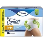 Roupa Íntima Descartável Tena Pants Confort P/M, pacote com 16 unidades