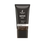 Protetor Solar Facial Episol Color FPS 70, tom 6 negro, 1 unidade com 40mL