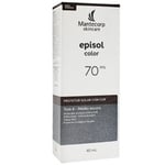 Protetor Solar Facial Episol Color FPS 70, tom 4, médio escuro, 1 unidade com 40mL