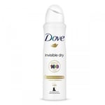 Desodorante Antitranspirante Feminino Dove invisible dry, aerossol, 1 unidade com 150mL