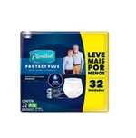 Roupa Íntima Descartável Plenitud Protect Plus P/M, pacote com 32 unidades, leve mais por menos