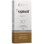 Protetor Solar Facial Episol Color FPS 30, pele clara, 1 unidade com 40g