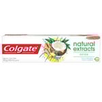 Creme Dental Colgate Natural Extracts Detox coco e gengibre, 1 unidade 90g