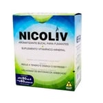 Nicoliv frasco com 60 cápsulas + spray, 50mL