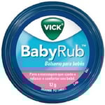 Bálsamo Vick BabyRub lata com 12g