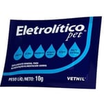 Eletrolítico Pet Vetnil para Cães, Gatos, Mustelídeos, Aves, Répteis e Roedores sachê com 10g
