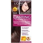 Tintura sem Amônia L'Oréal Casting Creme Gloss nº 415 chocolate glacê