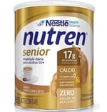 Complemento Alimentar Nestlé Nutren Senior Zero Adição de Açúcar café com leite, lata, 1 unidade com 370g