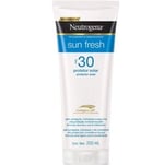 Protetor Solar Corporal Neutrogena Sun Fresh FPS 30, loção com 200mL