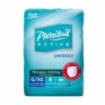 Roupa Íntima Plenitud Unissex G/XG, pacote com 8 unidades