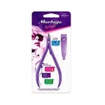 Kit Merheje Teens violeta, alicate para cutículas + cortador para unha