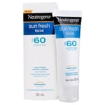 Protetor Solar Corporal Neutrogena Sun Fresh FPS 60, facial, loção com 50mL
