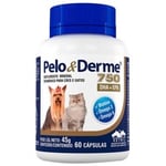 Pelo & Derme Vetnil DHA + EPA para Cães e Gatos 750mg, frasco com 60 cápsulas