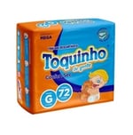Fralda Toquinho de Gente Confort Sec G, pacote mega com 72 unidades