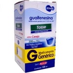 Guaifenesina EMS 13,33mg/mL, caixa com 1 frasco com 120mL de xarope + copo medidor