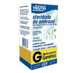 Cloridrato de Ambroxol Teuto 3mg/mL, caixa com 1 frasco com 120mL de xarope infantil + copo medidor