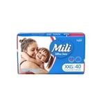 Fralda Mili Ultra Seca XXG, pacote hiper com 40 unidades