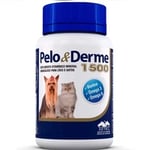 Pelo & Derme Vetnil DHA + EPA para Cães e Gatos 1500mg, frasco com 60 cápsulas