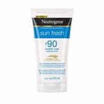 Protetor Solar Corporal Neutrogena Sun Fresh FPS 90, loção com 120mL