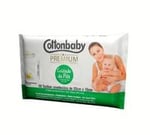 Toalha Umedecida Cottonbaby Premium Cuidado com a Pele 50 unidades
