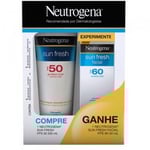 Protetor Solar Corporal Neutrogena Sun Fresh FPS 50, loção com 200mL + grátis, protetor facial, FPS 60, loção com 50mL