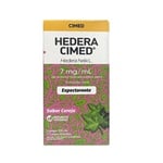 Hedera Cimed 7mg/mL, caixa com 1 frasco com 100mL de solução de uso oral (sabor cereja) + 1 copo