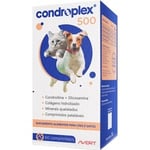 CondroPlex 500 Avert para Cães e Gatos raças pequenas, caixa com 60 comprimidos palatáveis bissulcados