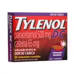 Tylenol DC 500mg + 65mg, caixa com 20 comprimidos revestidos