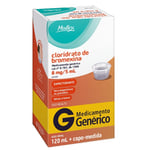 Cloridrato de Bromexina Medley 1,6mg/mL, caixa com 1 frasco com 120mL de xarope adulto + 1 copo medida