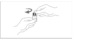 Ilustração para fechar o frasco de Otociriax