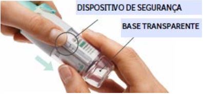 Remover a base transparente