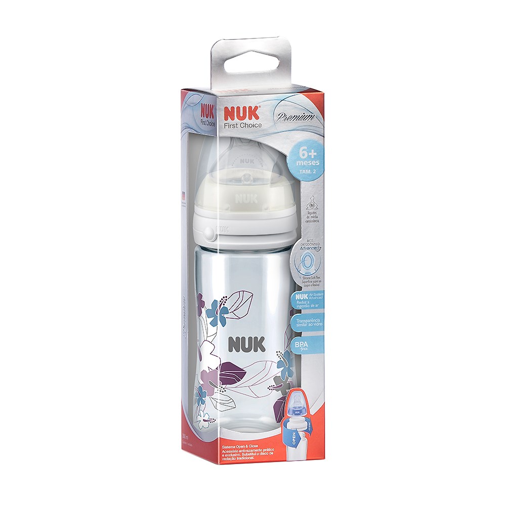 NUK First Choice - Tettarelle In Silicone Misura 1/L Per Liquid Densi | 2 Pezzi | Da 0 A 6 Mesi - Foto 6