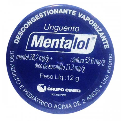 Imagem de Mentalol 28,2mg + 52,6mg + 13,3mg, pote com 30g de unguento