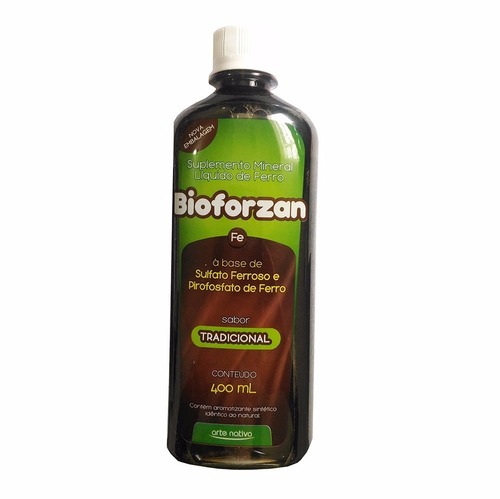 Bioforzan Solução frasco com 400mL de solução oral, sabor uva