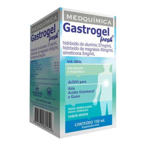 Gastrogel Suspensão Oral 40mg/mL + 30mg/mL + 3mg/mL, caixa com 1 frasco com 240mL de suspensão de uso oral