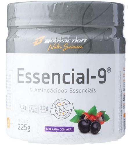 Essencial-9 Bodyaction limonada suiça, pote com 225g