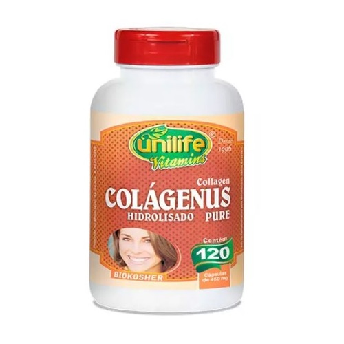 Colágeno Colágenus Unilife 1000mg, frasco com 60 comprimidos