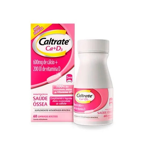600mg + 200UI, caixa com 12 comprimidos revestidos