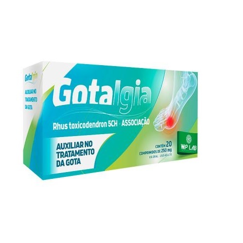 Imagem de Gotalgia 250mg, caixa com 60 comprimidos