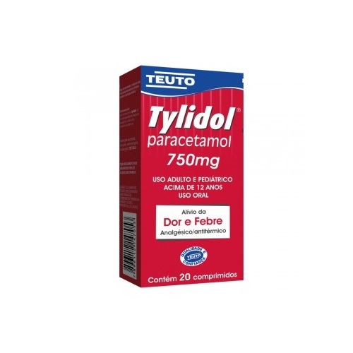 750mg, caixa com 200 comprimidos (embalagem hospitalar)