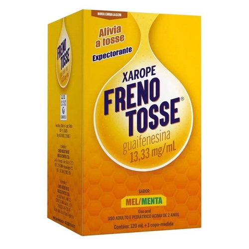 13,33mg/mL, frasco com 120mL de xarope, morango