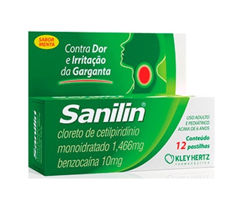 1,466 + 10mg tubo com 12 pastilhas, sabor cereja