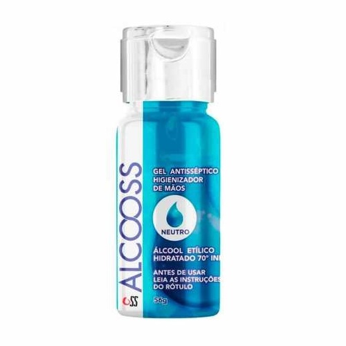 Álcool Gel 70% Alcooss frasco com 440g de gel de uso dermatológico